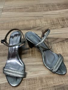Elegant Silver Heels