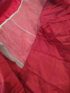 Vibrant Red Silk skirt