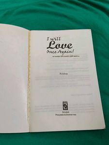 I Will Love Once Again! Book