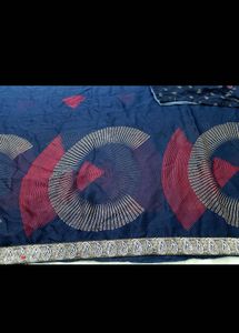 Elegant Blue Saree with free blouse