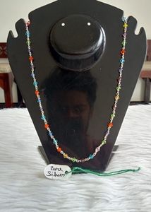 Mala Pure Silver + Moti (wt:10.200g)