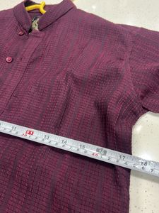 14 years Boy’s Maroon Kurta Set with Jacket