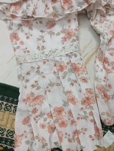 8-10 year Girls Floral Print Sharara Suit