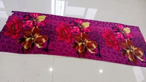 Floral Print Fleece Fabric Pieces Super Soft Stole