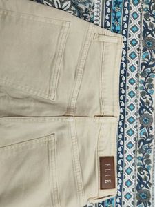 Y2K Beige Straight Leg Jeans