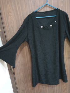Sleek Black Shape Show Top