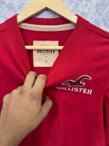 Hollister V-Neck Long Sleeve T-Shirt