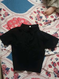 Black Wide Leg Pants with top, co ords