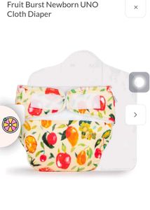 Newborn Fruit Burst Cloth Diaper