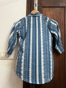 Blue &amp; White Striped Shirt