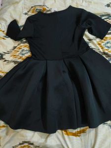 Black Fit &amp; Flare Dress