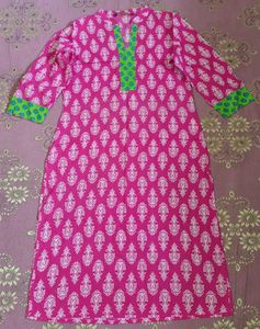 Sanganeri Pink Kurti