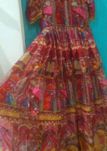 Stunning Red Anarkali suit!!!!