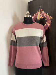 Striped Crew Neck Sweater