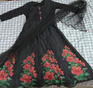 Floral Print Kurta Set