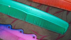 Set of 3 Colorful Hair Combs