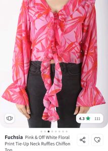 pink ruffle top💖