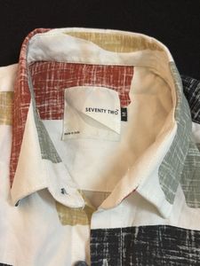 Abstract Print Short Sleeve Shirt