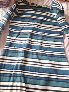 Striped Long Sleeve Dress