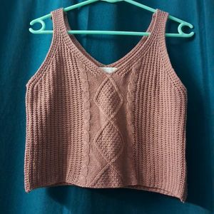 Knit V-Neck Tank Top