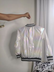 Iridescent Bomber Jacket
