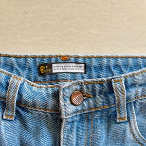 Classic Blue Wide Leg Jeans