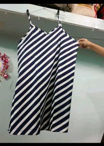 Chic Striped Midi Dress