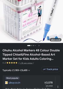 Marker 48 Pen Set without case