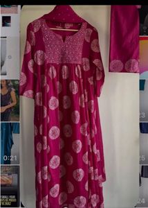 Beautiful Pink Kurta Set