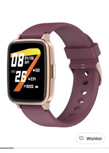 Noise colourfit beat smartwatch -deep wine