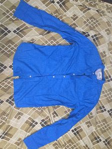 Urgent  SELL Blue Button-Down Shirt