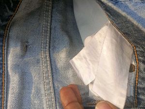 Carhartt Stylish Blue Patchwork Denim Jeans