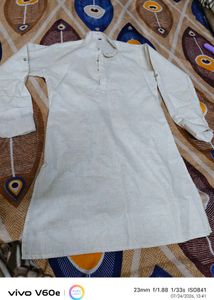 Hand-painted Lotus Kurta set for kids