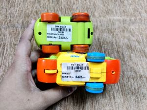 Funky Toy Car and Motorcycle Set