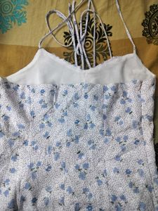 Chic Floral Halter Neck Top