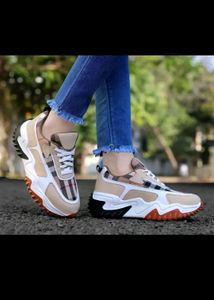Tronistor New Beige And Checked Shoes
