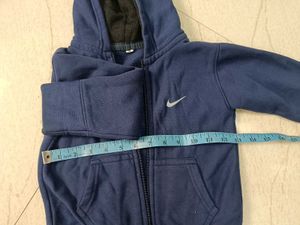 Nike Blue Zip-Up Hoodie