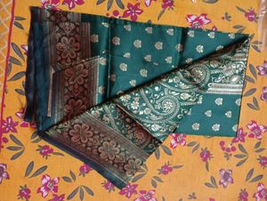Elegant Green Banarasi Silk Saree
