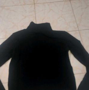 Classic Black Turtleneck Top