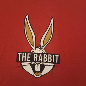 Red 'The Rabbit' Graphic Tee