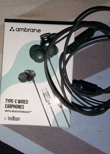 Ambrane Type-C Wired Earphones