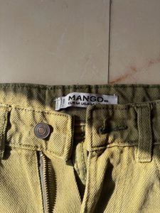 Corduroy Olive Green Cargo Pants