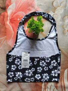 Floral Print Halter Neck Crop Top51