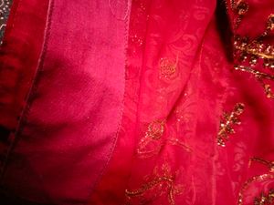 MAROON Designer SILK BLEND SAREE