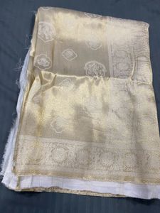 Beautiful Peacock print Designer Silk Saree