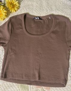 Max Ribbed Cropped Top