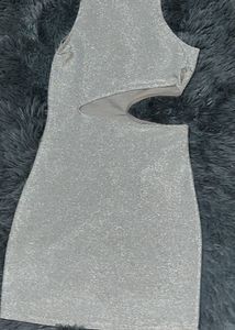 Sparkly Cutout Mini Dress