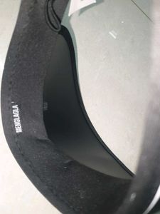 Sleek Black Visor Hat
