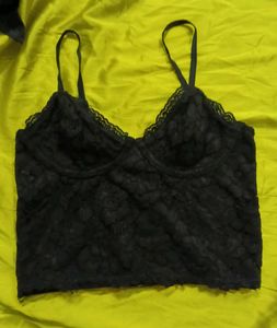 Black Lace Bra
