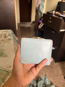 Cute Blue Floral Wallet